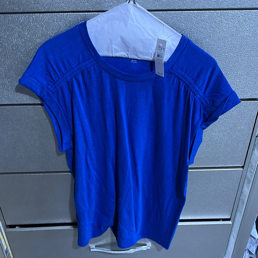 LOFT Royal Blue Short Sleeve Tee